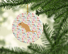 Load image into Gallery viewer, Gerbil Mouse Christmas Ceramic Ornament