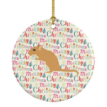 Load image into Gallery viewer, Gerbil Mouse Christmas Ceramic Ornament
