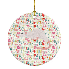 Load image into Gallery viewer, Dumbo Sphynx Rat Christmas Ceramic Ornament