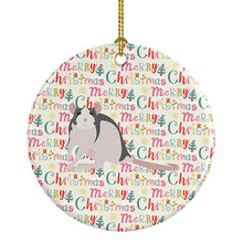 Load image into Gallery viewer, Husky Rat Christmas Ceramic Ornament