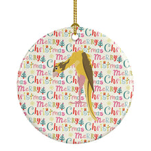 Load image into Gallery viewer, Jibso Canary Christmas Ceramic Ornament