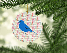 Load image into Gallery viewer, Bunting Christmas Ceramic Ornament