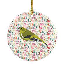 Load image into Gallery viewer, Siskin Christmas Ceramic Ornament