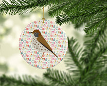Load image into Gallery viewer, Thrush Christmas Ceramic Ornament