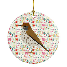 Load image into Gallery viewer, Thrush Christmas Ceramic Ornament