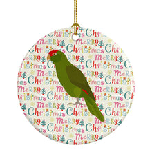 Load image into Gallery viewer, Amazon Parrot Christmas Ceramic Ornament
