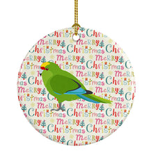 Load image into Gallery viewer, New Zealand Parakeet Christmas Ceramic Ornament
