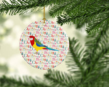 Load image into Gallery viewer, Rosella Christmas Ceramic Ornament