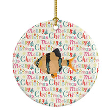 Load image into Gallery viewer, Tiger Barb Christmas Ceramic Ornament
