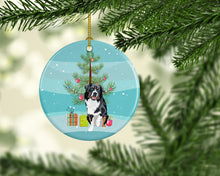Load image into Gallery viewer, Australian Shepherd Black Tricolor #1 Christmas Ceramic Ornament