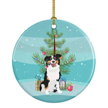 Load image into Gallery viewer, Australian Shepherd Black Tricolor #2 Christmas Ceramic Ornament