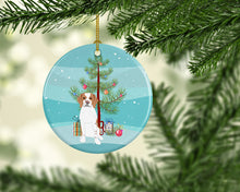 Load image into Gallery viewer, Beagle Red and White Red Ticked #1 Christmas Ceramic Ornament
