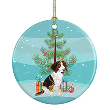 Load image into Gallery viewer, Beagle Tricolor Mottled Christmas Ceramic Ornament