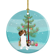 Load image into Gallery viewer, Beagle Tricolor Red Ticked #2 Christmas Ceramic Ornament