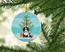 Load image into Gallery viewer, Bernese Mountain Dog Puppy #1 Christmas Ceramic Ornament