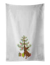 Load image into Gallery viewer, Chihuahua Chocolate #1 Christmas White Kitchen Towel Set of 2