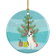 Load image into Gallery viewer, Chihuahua Merle Christmas Ceramic Ornament