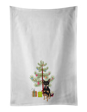 Load image into Gallery viewer, Chihuahua Tricolor #1 Christmas White Kitchen Towel Set of 2