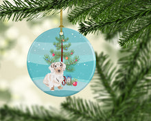 Load image into Gallery viewer, Dachshund Dapple #2 Christmas Ceramic Ornament
