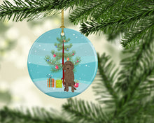 Load image into Gallery viewer, Doodle Chocolate #2 Christmas Ceramic Ornament
