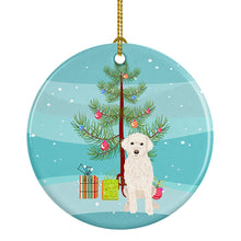 Load image into Gallery viewer, Doodle Cream #2 Christmas Ceramic Ornament