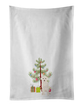 Load image into Gallery viewer, Doodle Cream #2 Christmas White Kitchen Towel Set of 2
