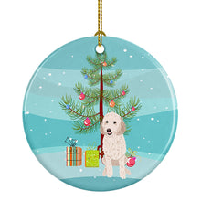 Load image into Gallery viewer, Doodle Cream #3 Christmas Ceramic Ornament