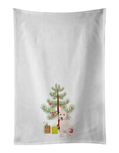 Load image into Gallery viewer, Doodle Cream #3 Christmas White Kitchen Towel Set of 2