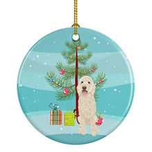 Load image into Gallery viewer, Doodle Cream #5 Christmas Ceramic Ornament
