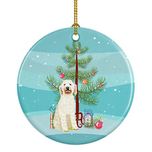 Load image into Gallery viewer, Doodle Cream #6 Christmas Ceramic Ornament