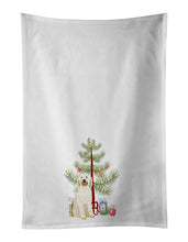 Load image into Gallery viewer, Doodle Cream #6 Christmas White Kitchen Towel Set of 2
