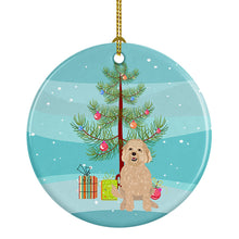 Load image into Gallery viewer, Doodle Fawn #1 Christmas Ceramic Ornament