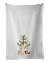 Load image into Gallery viewer, Doodle Fawn #2 Christmas White Kitchen Towel Set of 2