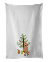Load image into Gallery viewer, Doodle Liver #3 Christmas White Kitchen Towel Set of 2