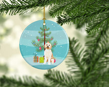 Load image into Gallery viewer, Doodle Red #2 Christmas Ceramic Ornament