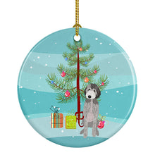 Load image into Gallery viewer, Doodle Silver #1 Christmas Ceramic Ornament