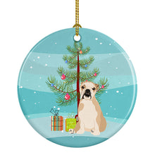 Load image into Gallery viewer, English Bulldog Fawn Puppy Christmas Ceramic Ornament