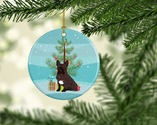 Load image into Gallery viewer, French Bulldog Brindle #1 Christmas Ceramic Ornament
