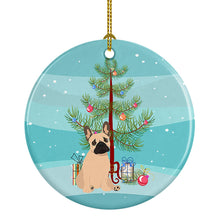 Load image into Gallery viewer, French Bulldog Fawn #1 Christmas Ceramic Ornament
