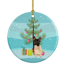 Load image into Gallery viewer, French Bulldog Fawn #3 Christmas Ceramic Ornament