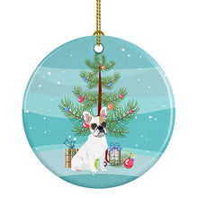Load image into Gallery viewer, French Bulldog White #1 Christmas Ceramic Ornament