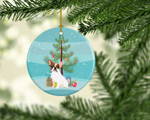 Load image into Gallery viewer, French Bulldog White #2 Christmas Ceramic Ornament