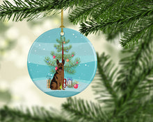 Load image into Gallery viewer, German Shepherd Black and Tan #2 Christmas Ceramic Ornament