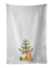 Load image into Gallery viewer, Golden Retriever Gold #1 Christmas White Kitchen Towel Set of 2