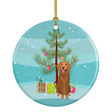 Load image into Gallery viewer, Golden Retriever Red #1 Christmas Ceramic Ornament