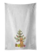 Load image into Gallery viewer, Golden Retriever Gold #2 Christmas White Kitchen Towel Set of 2