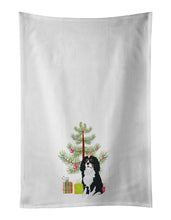 Load image into Gallery viewer, Cavalier King Charles Spaniel Tricolor #1 Christmas White Kitchen Towel Set of 2