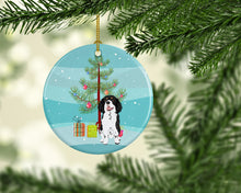 Load image into Gallery viewer, Cavalier King Charles Spaniel Tricolor #2 Christmas Ceramic Ornament