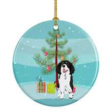 Load image into Gallery viewer, Cavalier King Charles Spaniel Tricolor #2 Christmas Ceramic Ornament