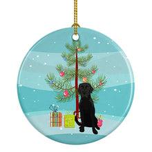 Load image into Gallery viewer, Labrador Retriever Black #2 Christmas Ceramic Ornament